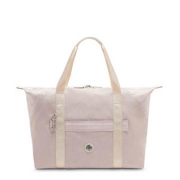 Kipling Art Medium Fashion Tote Bags Mild Pink Mix | AU 1445OK